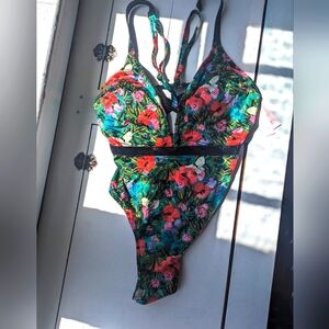 Victoria Secret Shine Plunge Swimsuit